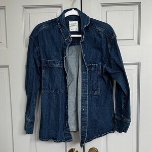 Abercrombie denim shirt jacket